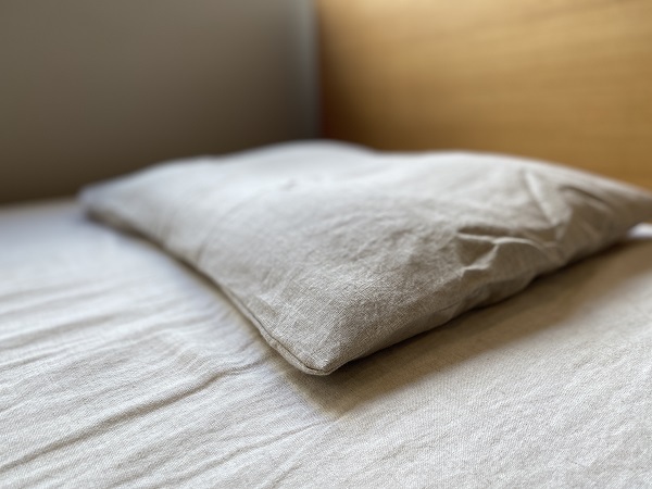 アウトレット/麻の枕カバー　43x63cmの枕用　封筒式